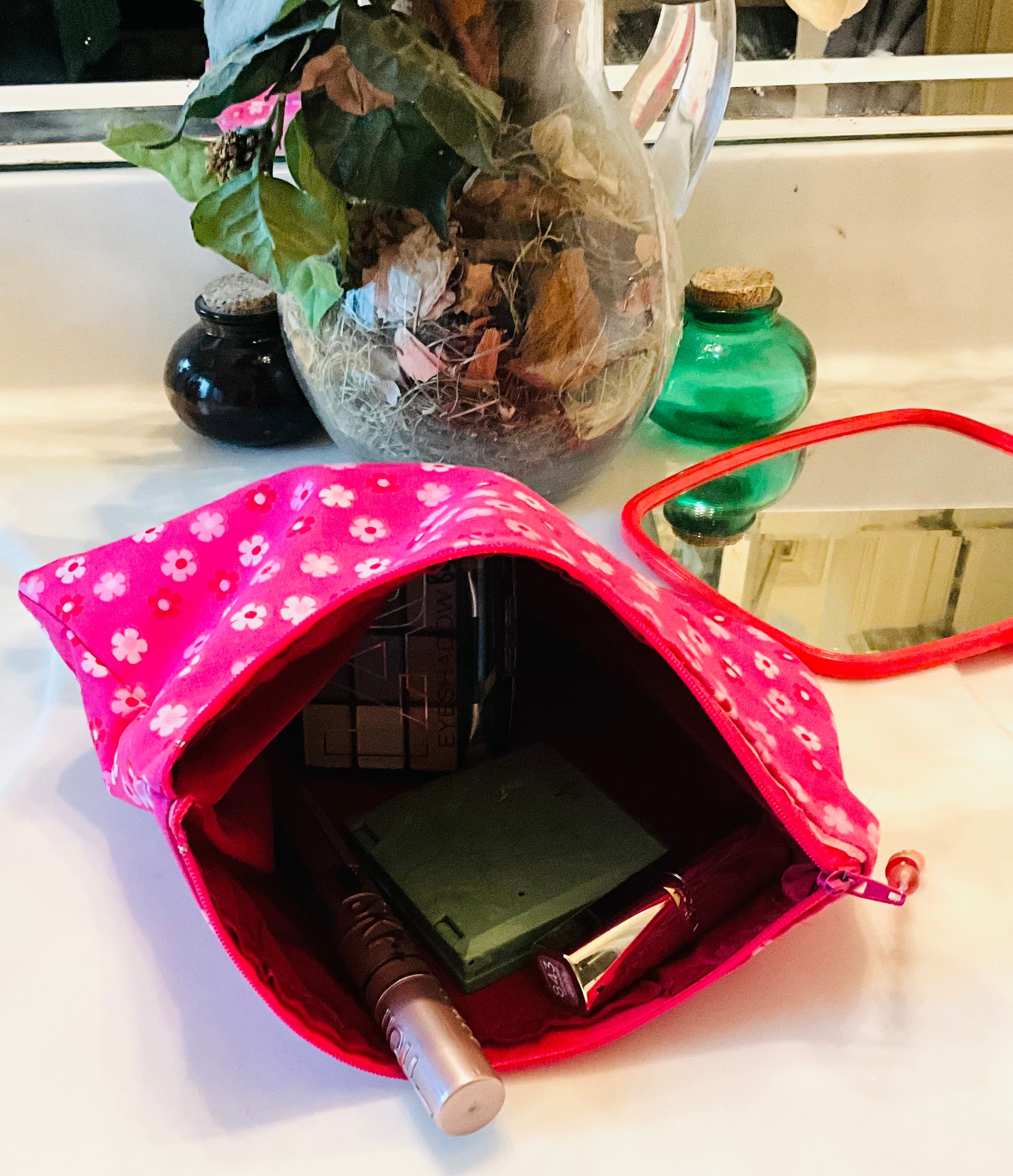 Flower Makeup Bag