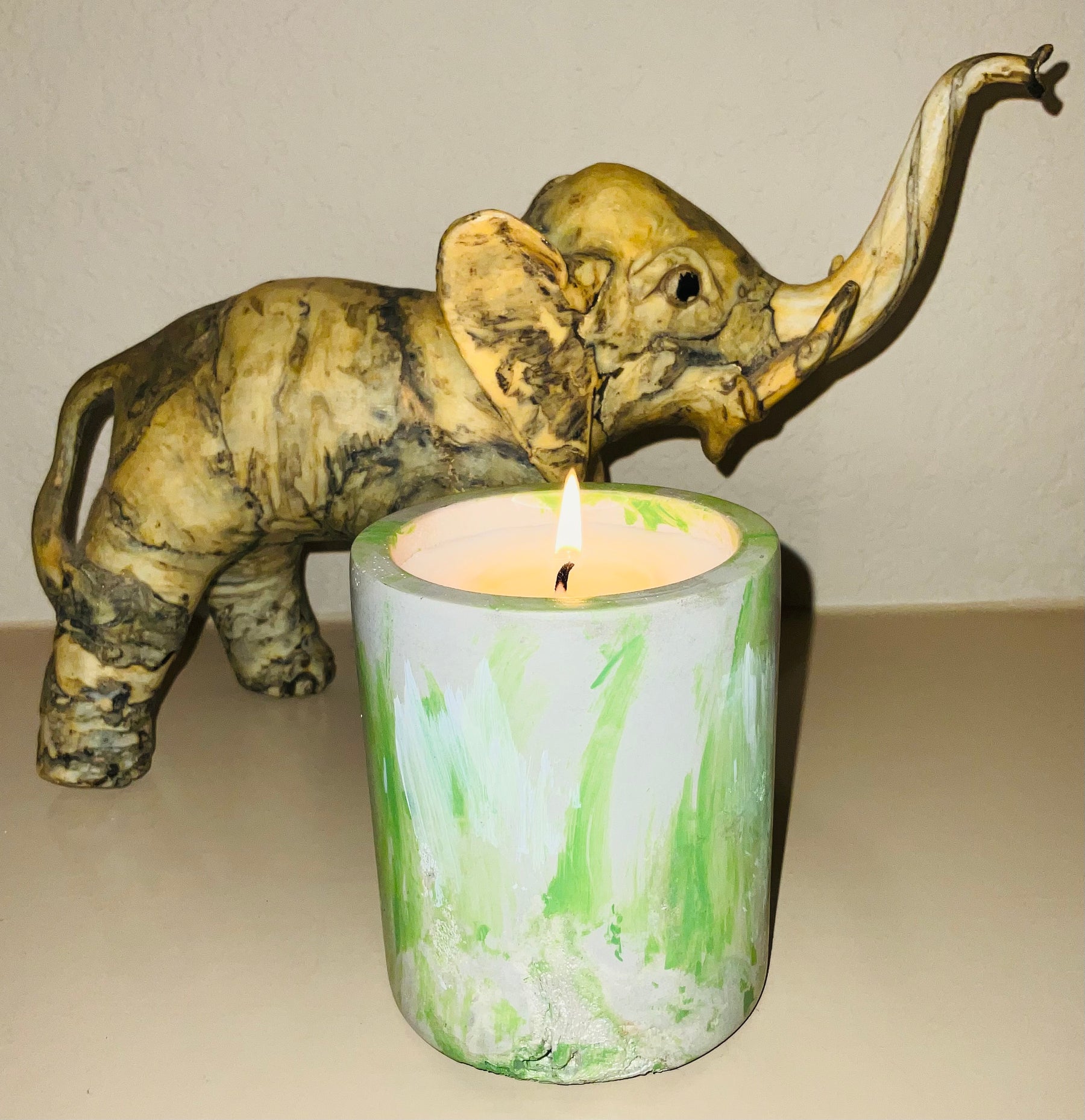 Concrete Jar Candle